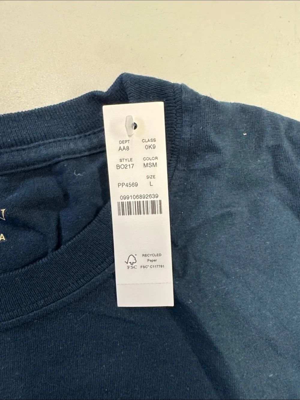 J. Crew Navy Short-Sleeve Manhattan Cocktail Graphic Tee